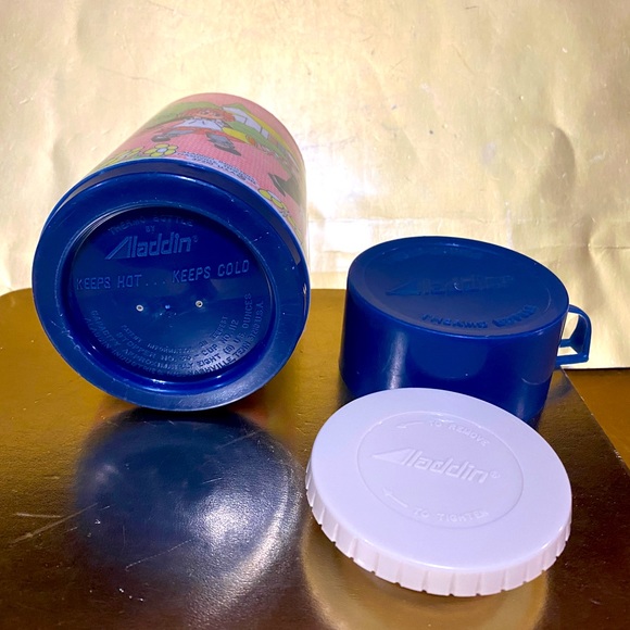RAGGEDY ANN AND ANDY VTG 1973 COLLECTIBLE ALADDIN HOT & COLD THERMO BOTTLE 8oz - Picture 12 of 16